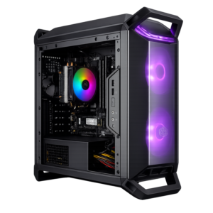 Pc Desktop i5 14400,Ram 16Gb 3200Mhz,Ssd M2 Nvme 500Gb,Dissipatore Rgb,Windows 11 Pro,Case Coolermaster