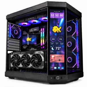 NEMESIS Y70 EVO - Pc Gaming Ryzen 7 9850X3D, RTX 5070TI 16GB,Ram 32GB DDR5 6000 MHz,Ssd Nvme 1Tb,Dissipatore a Liquido 360mm, Windows 11 Pro