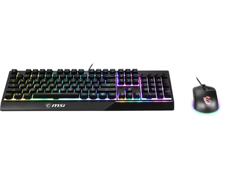 resistente allacqua MSI Vigor GK30 Tastiera da Gaming, QWERTY Semi Mech-Membrane, resistente all'acqua, RGB, base antiscivolo – immagine 3