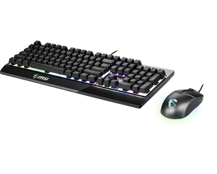 base antiscivolo MSI Vigor GK30 Tastiera da Gaming, QWERTY Semi Mech-Membrane, resistente all'acqua, RGB, base antiscivolo – immagine 5