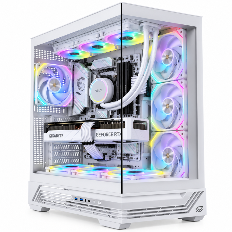 Dissipatore a Liquido 360mm PRISMA X7 EVO – Pc Gaming Ryzen 7 7800X3D, RTX 5070 12G,Ram 32GB DDR5 6000 MHz,Ssd Nvme 1Tb,Dissipatore a Liquido 360mm, Windows 11 Pro – immagine 5