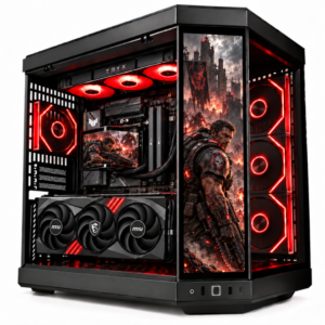 ARES Y70 EVO – Pc Gaming Ryzen 7 7800X3D, RTX 5070 12G,Ram 32GB DDR5 6000 MHz,Ssd Nvme 1Tb,Dissipatore a Liquido 360mm, Windows 11 Pro