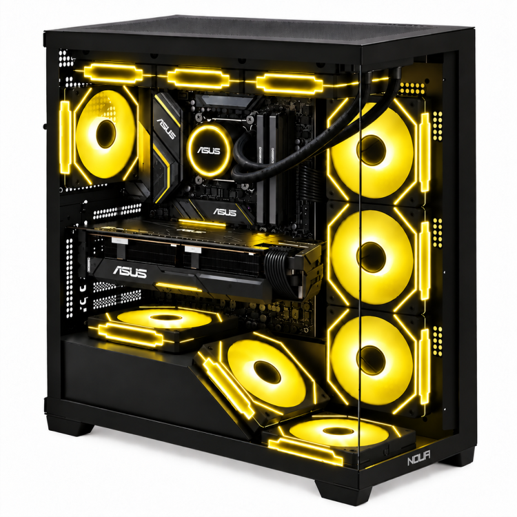 Dissipatore a Liquido 360mm VORTEX RX9 – Pc Gaming Ryzen 7 9700X, RX 9070 16Gb,Ram 32GB DDR5 6000 MHz,Ssd Nvme 1Tb,Dissipatore a Liquido 360mm, Windows 11 Pro – immagine 5
