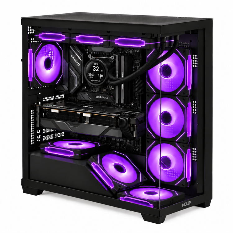 Dissipatore a Liquido 360mm LEGION RX9 PRO – Pc Gaming Ryzen 5 9600X, RX 9070 16Gb,Ram 32GB DDR5 6000 MHz,Ssd Nvme 1Tb,Dissipatore a Liquido 360mm, Windows 11 Pro – immagine 5
