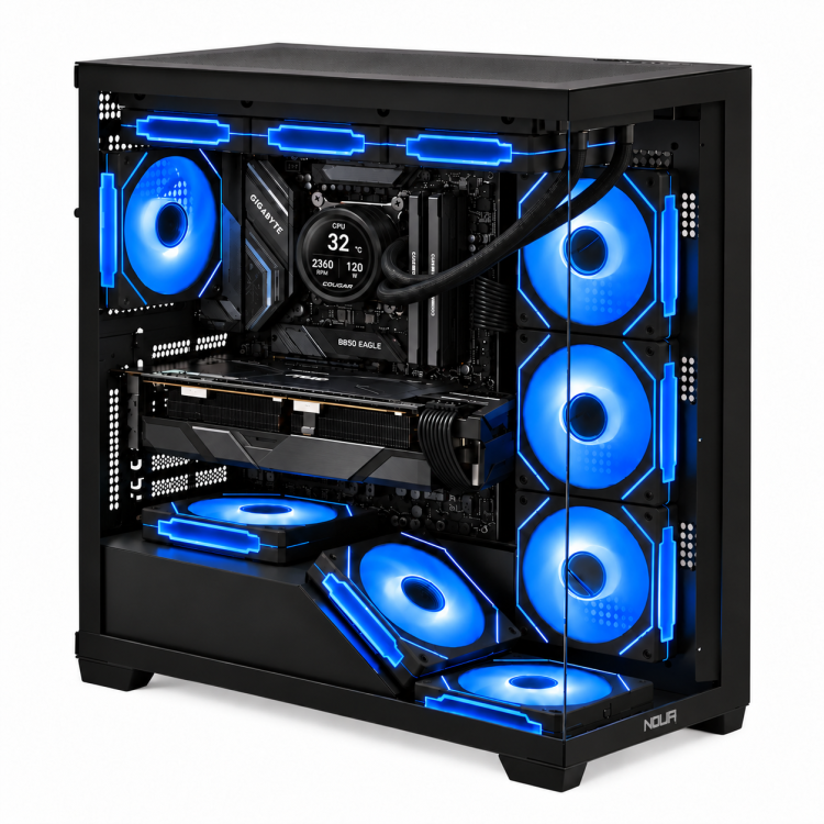 Ram 32GB DDR5 6000 MHz LEGION RX9 PRO – Pc Gaming Ryzen 5 9600X, RX 9070 16Gb,Ram 32GB DDR5 6000 MHz,Ssd Nvme 1Tb,Dissipatore a Liquido 360mm, Windows 11 Pro – immagine 3