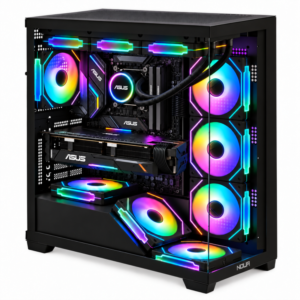 VORTEX RX9 – Pc Gaming Ryzen 7 9700X, RX 9070 16Gb,Ram 32GB DDR5 6000 MHz,Ssd Nvme 1Tb,Dissipatore a Liquido 360mm, Windows 11 Pro