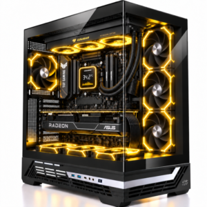ARES RX9 – Pc Gaming Ryzen 7 7800X3D, RX 9070 16G,Ram 32GB DDR5 6000 MHz,Ssd Nvme 1Tb,Dissipatore a Liquido 360mm, Windows 11 Pro